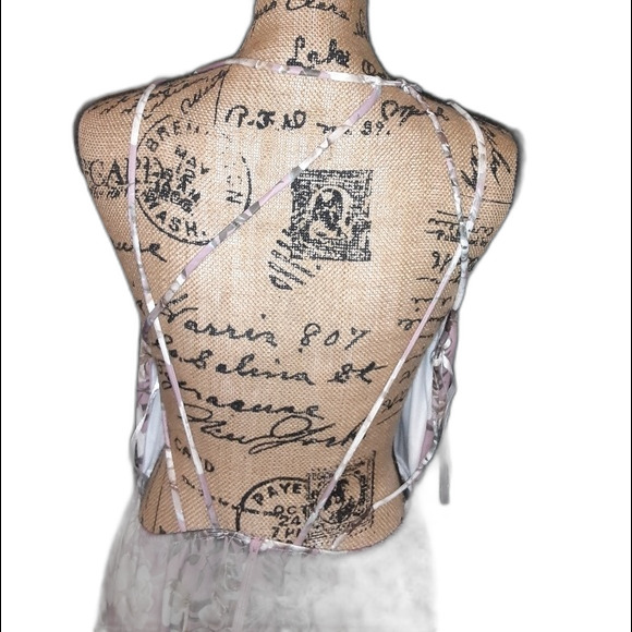 Trac 1XL Floral Print Strappy Plunging Back Dress - Picture 7 of 11